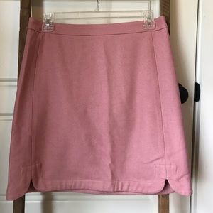 LOFT pink skirt